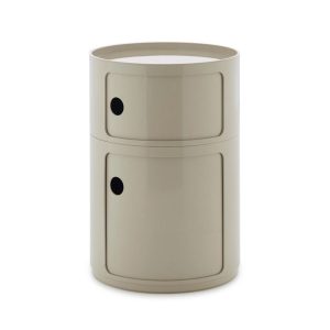 Mueble auxiliar Componibili New Big 2 puertas acabado brillante de Kartell