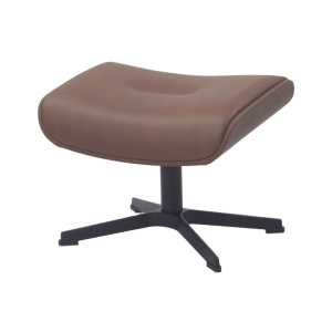 Reposapiés Timeout de piel cognac