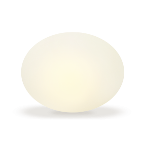 Lámpara ovalada Osaka de polietileno