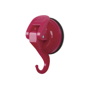 Gancho con ventosa 5 cm rosa