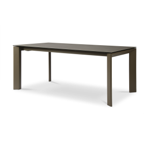 Mesa extensible Tens de sandwich cerámico y acero lacado 160 – 240 x 90 x 76 cm