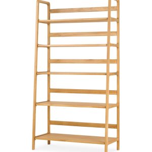 Estantería Leaf de teca maciza de 169 cm de altura