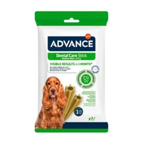 ADVANCE DOG DENTAL CARE STICK MEDIUM/MAXI 180g PVP3.35 (13 uds./caja)