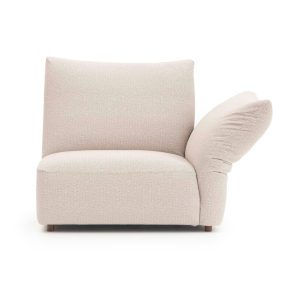 Módulo con reposabrazos a la derecha para sofá modular Kumo