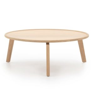 Mesa auxiliar Hout Ø80 x 30 cm de madera