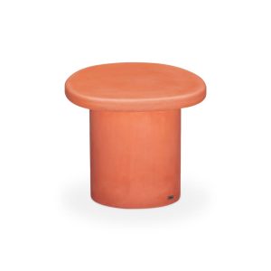 Mesa de centro/auxiliar de microcemento Mango Ø54 x 47 cm