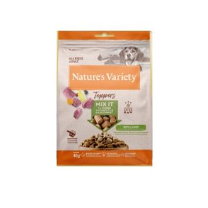 NATURE’S VARIETY DOG LIOFILIZADO TOPPERS CORDERO 40g (7uds./caja)