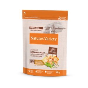 NATURE’S VARIETY CAT NO GRAIN ADULT STERILIZED POLLO CAMPERO 300g – PVO3.95€