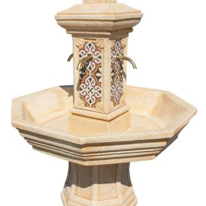 Fuente de jardin CON AZULEJOS DELFOS GOLTIS.