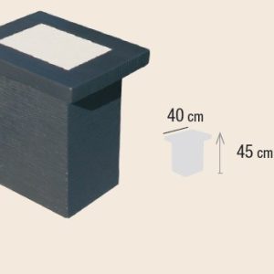 TABURETE PARA MESA DE JARDIN