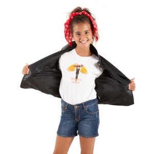 Camiseta Travel Queen blanca infantil