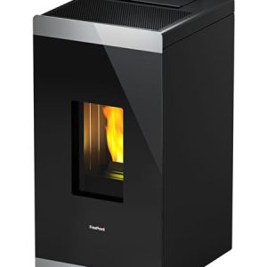 Estufa de pellet 8,5 kW para grandes superficies — negro