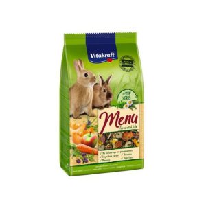 VITAKRAFT MENÚ PREMIUM VITAL PARA CONEJOS ENANOS 1Kg (5uds./caja)