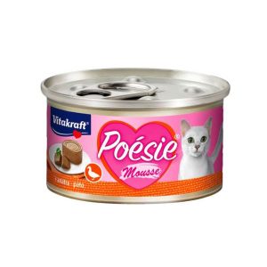 VITAKRAFT POÉSIE COMIDA HÚMEDA PARA GATOS EN MOUSSE CON PATO 85g (12uds./caja)- PVP0.89€