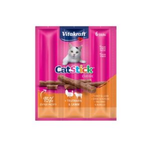 VITAKRAFT MINI STICK CON PAVO Y CORDERO PARA GATOS 54g (20 uds./caja)