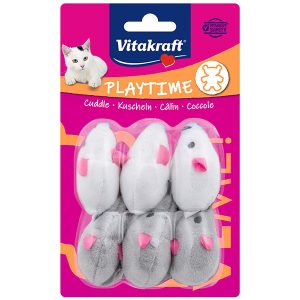 VITAKRAFT JUGUETES RATONES FELPA PARA GATOS (12ud./caja)