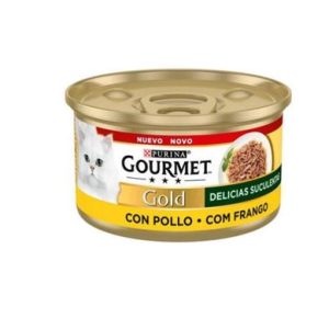 GOURMET GOLD DELICIAS SUCULENTAS POLLO 85g (24ud./caja)