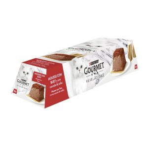 GOURMET REVELATIONS PACK MOUSSE CON BUEY 4x57g (6ud./caja)