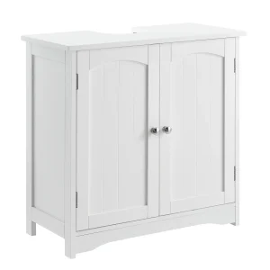 Mueble bajo lavabo blanco 60x60x30cm en.casa