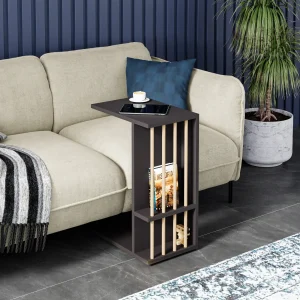 Mesa auxiliar Siikainen 65x44x29 cm [en.casa]