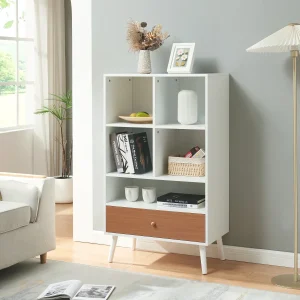 Estantería con cajón Reyljand [en.casa]