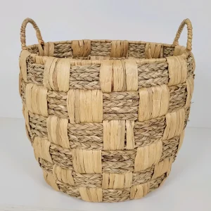 Cesta fibra seagrass pequeña