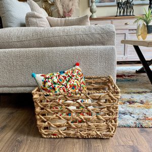 Cesta junco natural grande