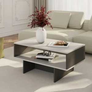 Mesa de centro Mjölby 36.4x80x45 cm en varios colores [en.casa]