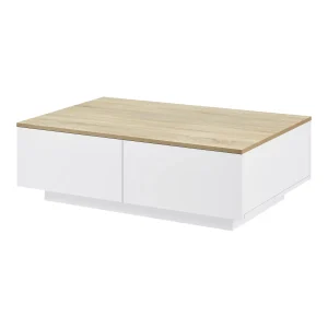 Mesa de centro Kagiso 95x60x31 cm 4 cajones varios colores en.casa