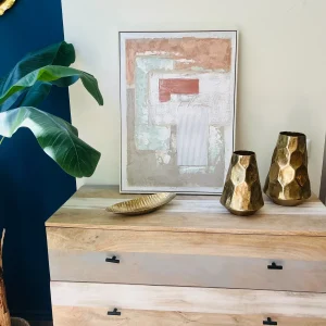 Cuadro abstracto textura cuadrícula 2