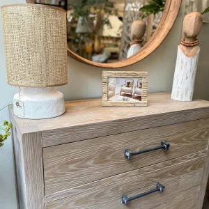 Marco de fotos madera de mango y cristal 13x18 cm