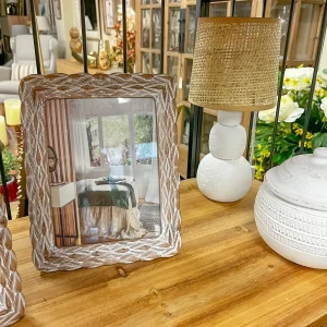 Portafotos resina natural 15x20 cm