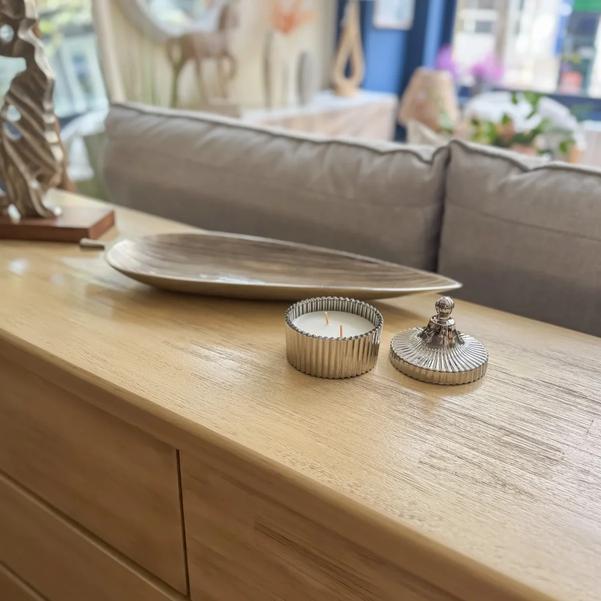 Vela aromática Dubrovnik amizcle blanco 10,5x12,5 cm - Imagen 4