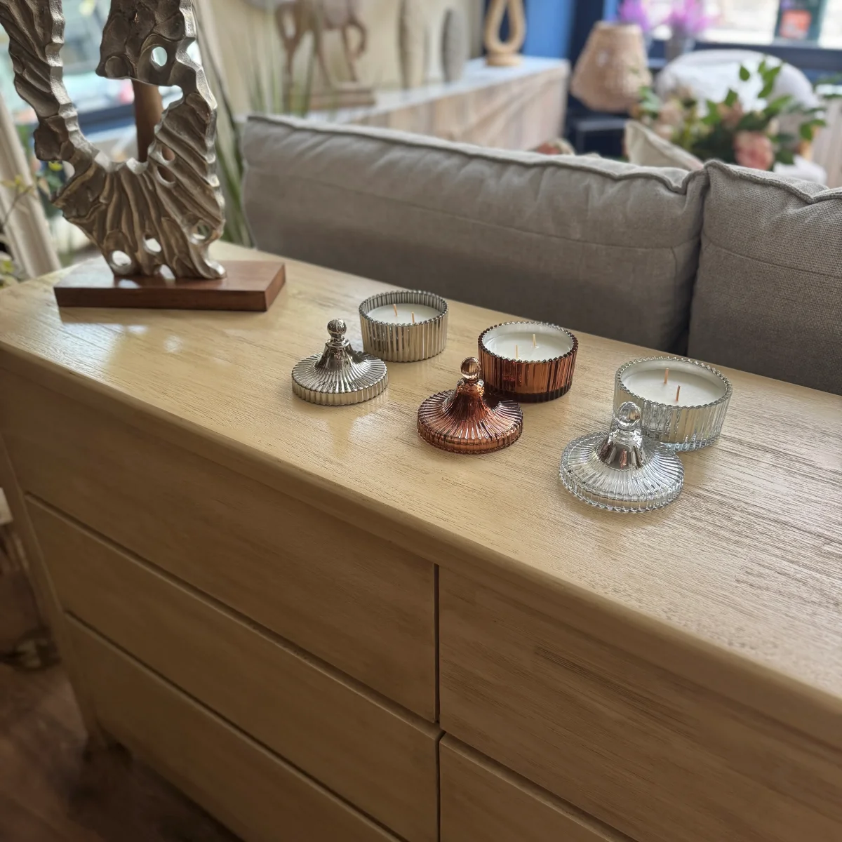 Vela aromática Dubrovnik amizcle blanco 10,5x12,5 cm - Imagen 7