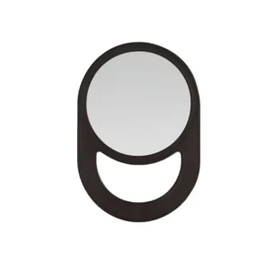 Espejo Negro Ovalado