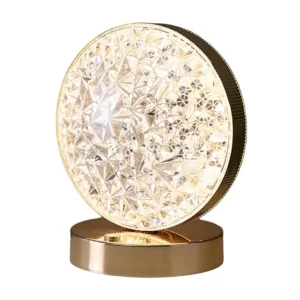 Lmpara de Mesa Redonda con 3 Luces