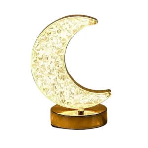 Lmpara de Mesa Dorada Luna