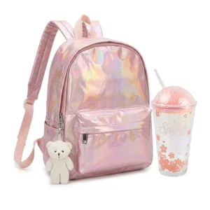 Mochila Rosada + Tomatodo