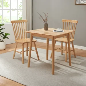 Mesa de comedor Klijori madera [en.casa]