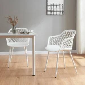 Silla de comedor Kangasniemi juego de 2 en varios colores [en.casa]