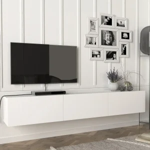 Mueble de televisión Vihti 180x31x29,5cm en varios colores [en.casa]