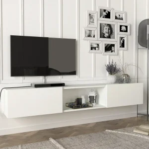 Mueble de televisión Paltamo 180x31x29,5cm en varios colores [en.casa]
