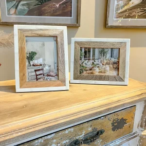 Portafotos mango hueso 13x18 cm