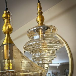 Lámpara techo champán 30 cm