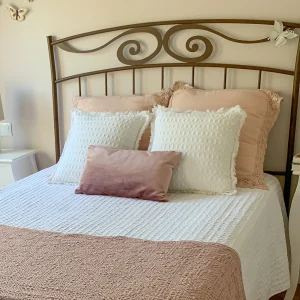 Cojin panal blanco 45 x 45