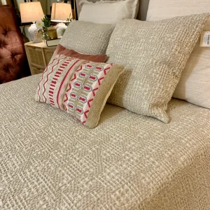 Cojín beige 50x50 cm