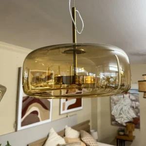 Lámpara techo ámbar