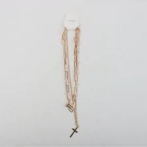 Set De 3 Collares Con Dije Cruz