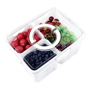 Bandeja de Alimentos con 4 Divisiones