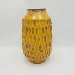 Jarrón mostaza alto